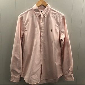 Ralph Lauren Sz M Stripped Button Front Shirt